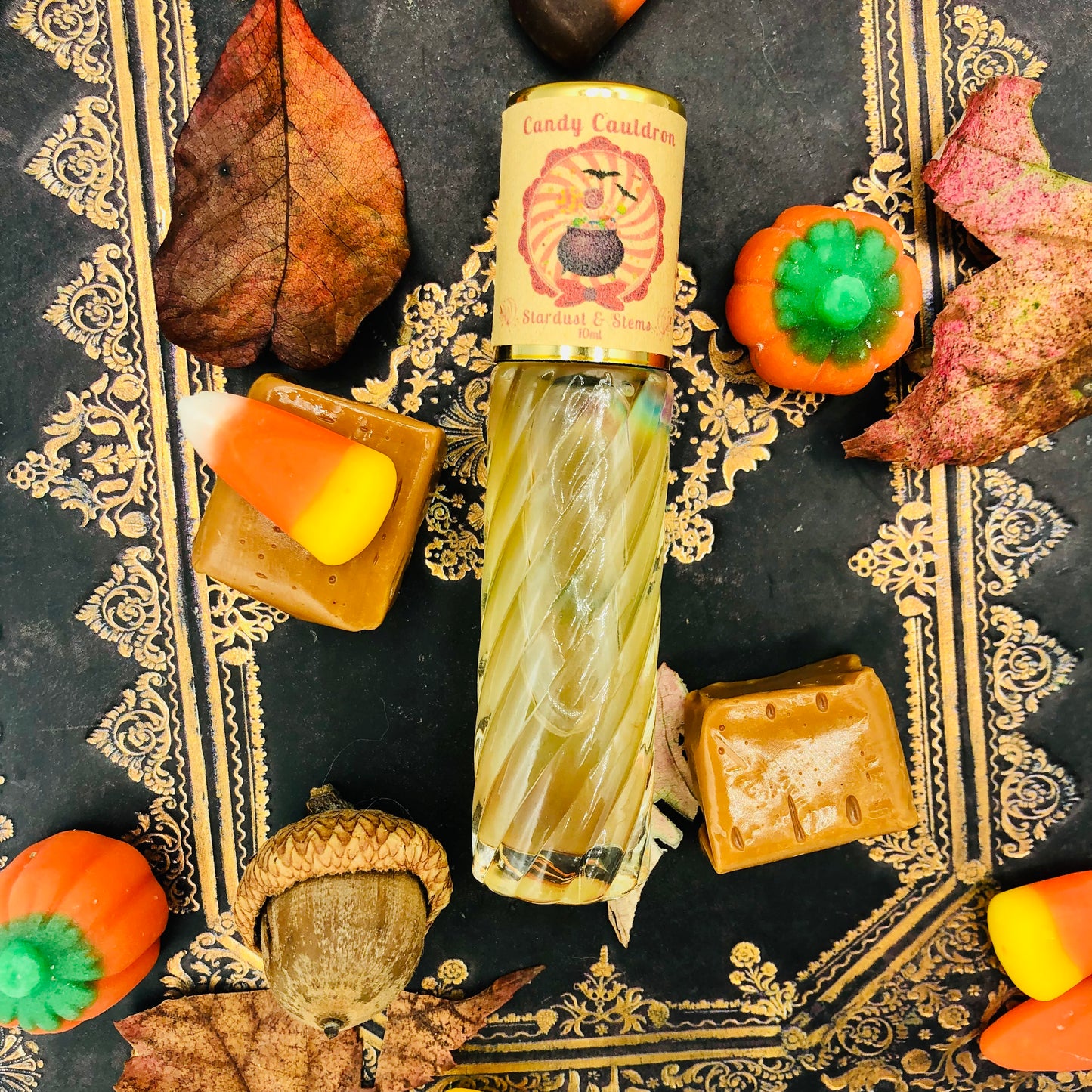 CANDY CAULDRON Enchanting Halloween Autumn Perfume Marshmallow, Cocoa, and Fairy Scents | Indie, Natural Fragrance Oils for a Magical Season