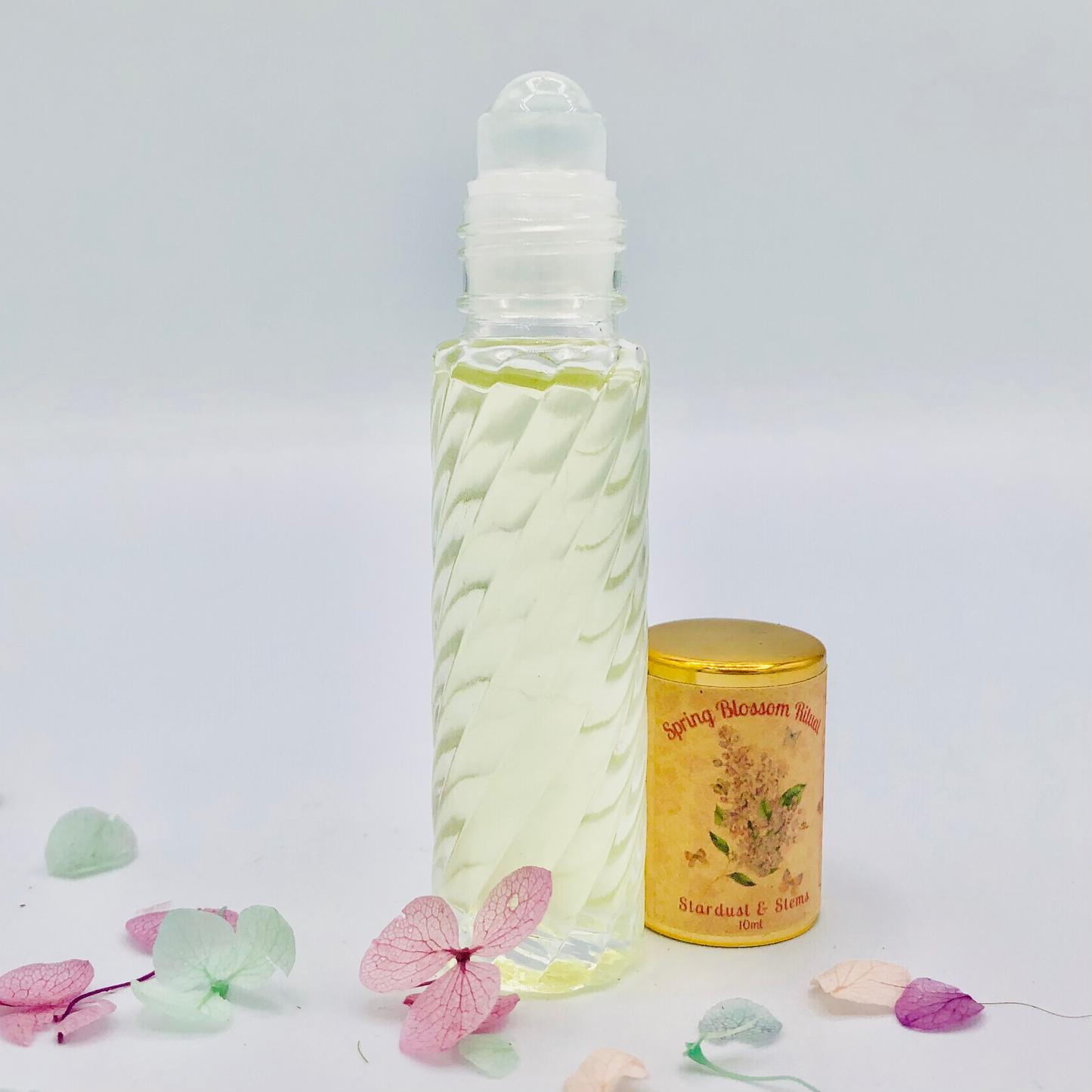 Lilac & Honeysuckle Perfume SPRING BLOSSOM RITUAL, Paraben Free Seasonal Essential Oil Indie Scent, Witchy Magick Fairycore Cottagecore Gift
