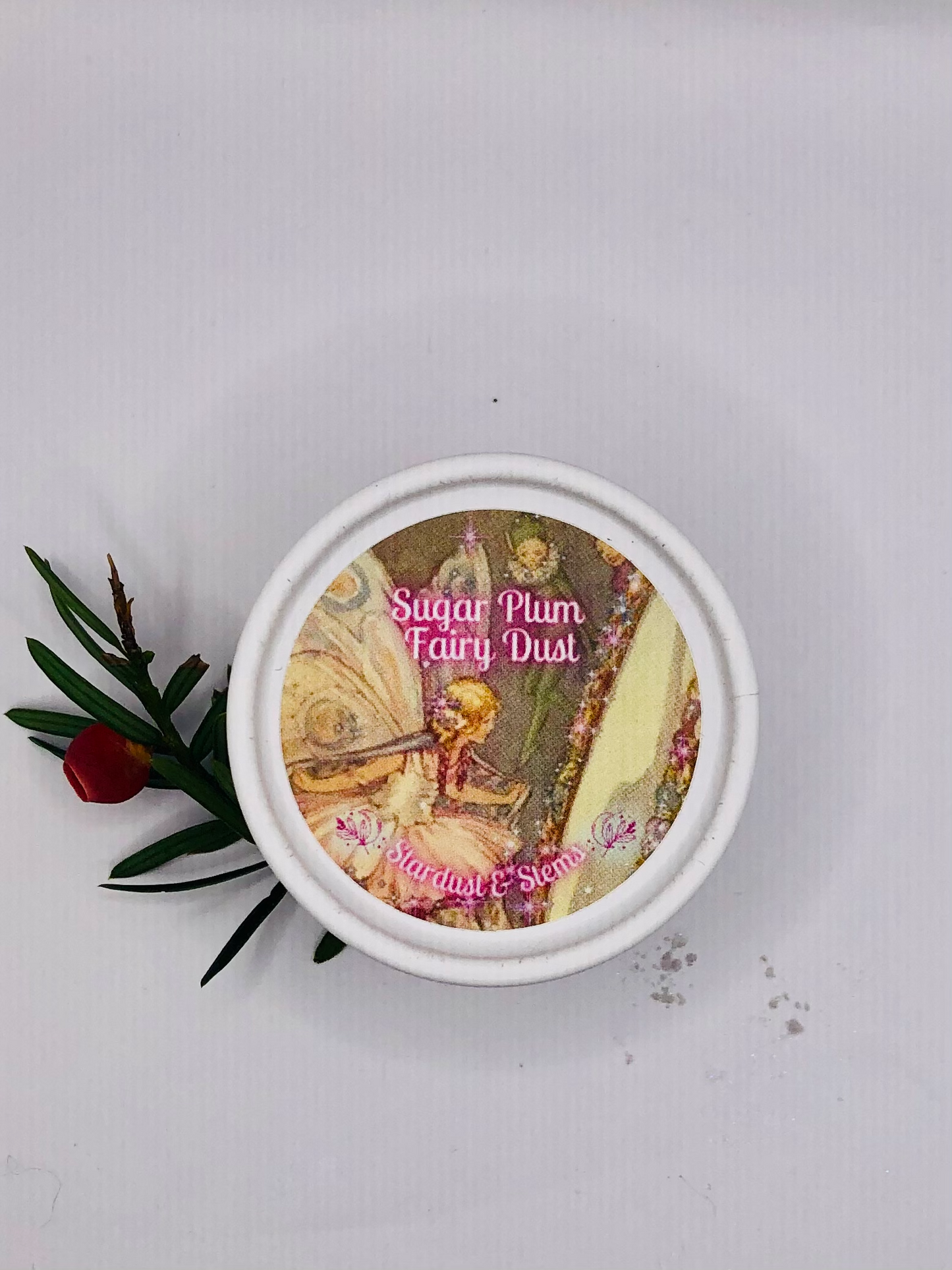 SUGAR PLUM FAIRY DUST Stocking Stuffer, Secret Santa, Christmas Gift Idea, Fairy Core Make Up, Winter Dusting Powder, Mineral Bronzer