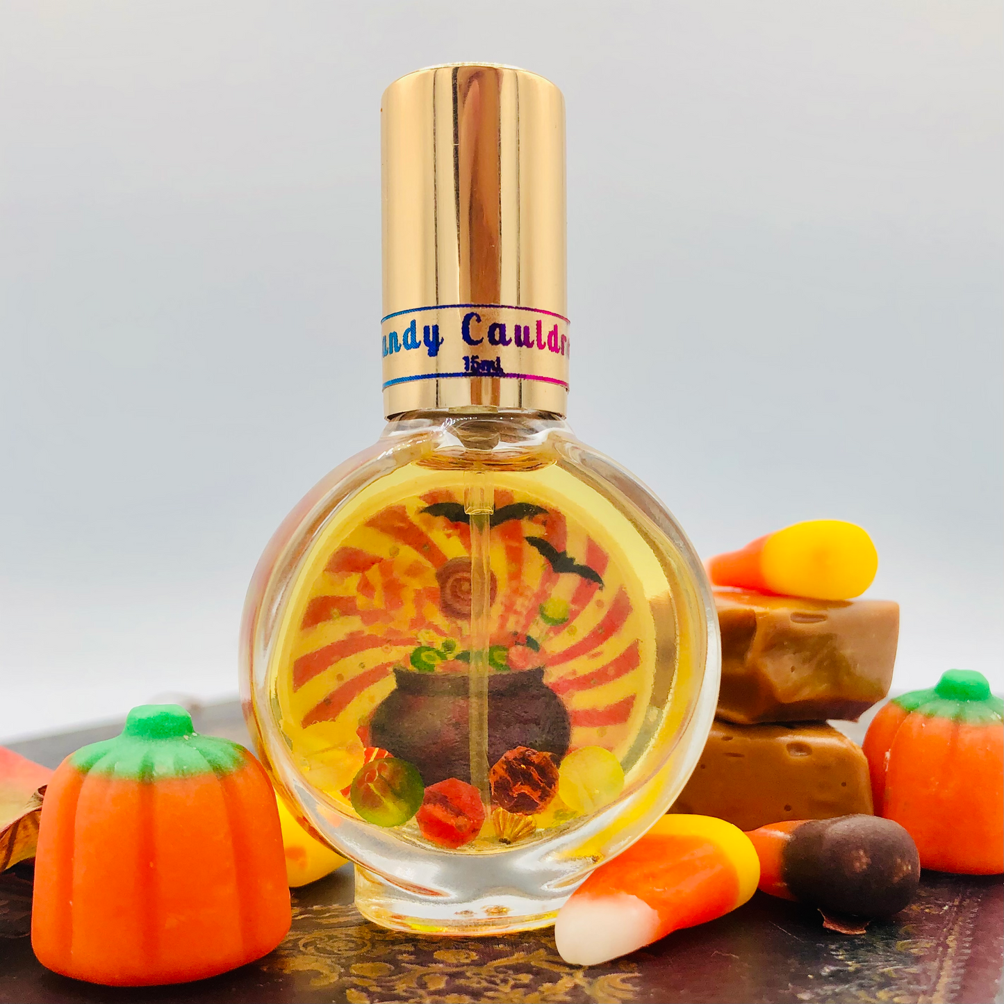 CANDY CAULDRON Enchanted Halloween Fall Perfume, Marshmallow & Cocoa, Witchy Indie Scents, Natural Fragrance Oils for Seasonal Autumn Magick