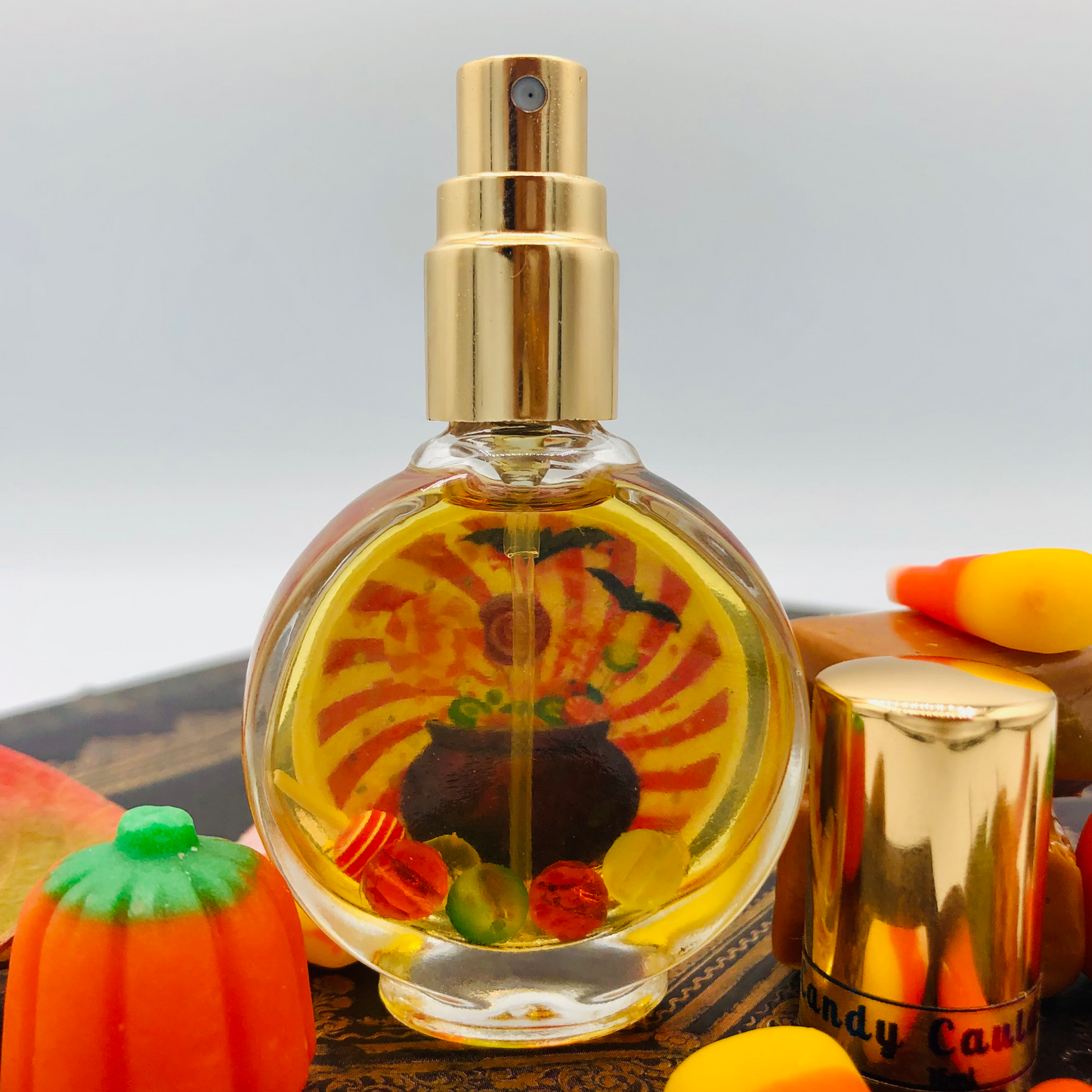 CANDY CAULDRON Enchanted Halloween Fall Perfume, Marshmallow & Cocoa, Witchy Indie Scents, Natural Fragrance Oils for Seasonal Autumn Magick