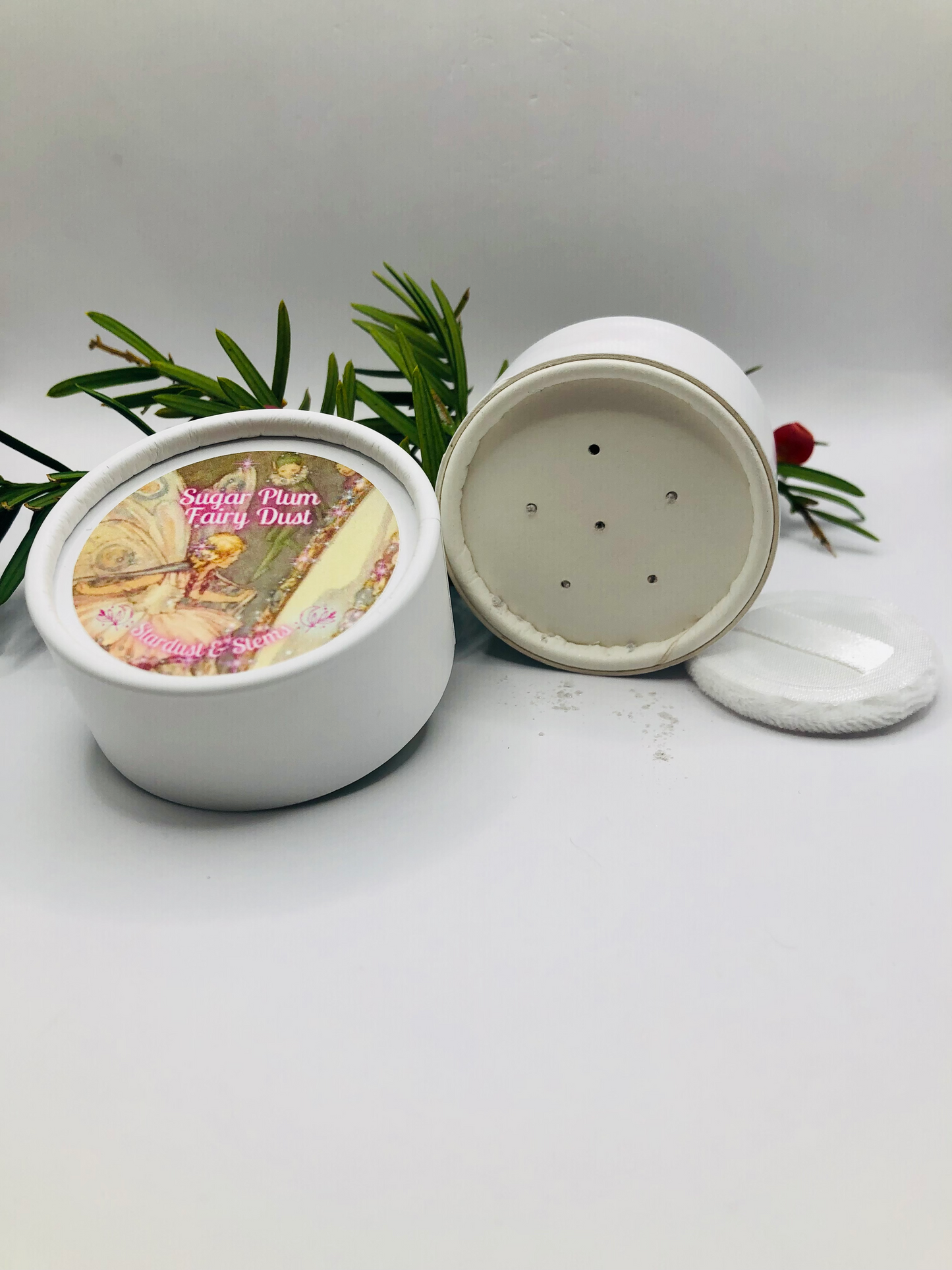 SUGAR PLUM FAIRY DUST Stocking Stuffer, Secret Santa, Christmas Gift Idea, Fairy Core Make Up, Winter Dusting Powder, Mineral Bronzer