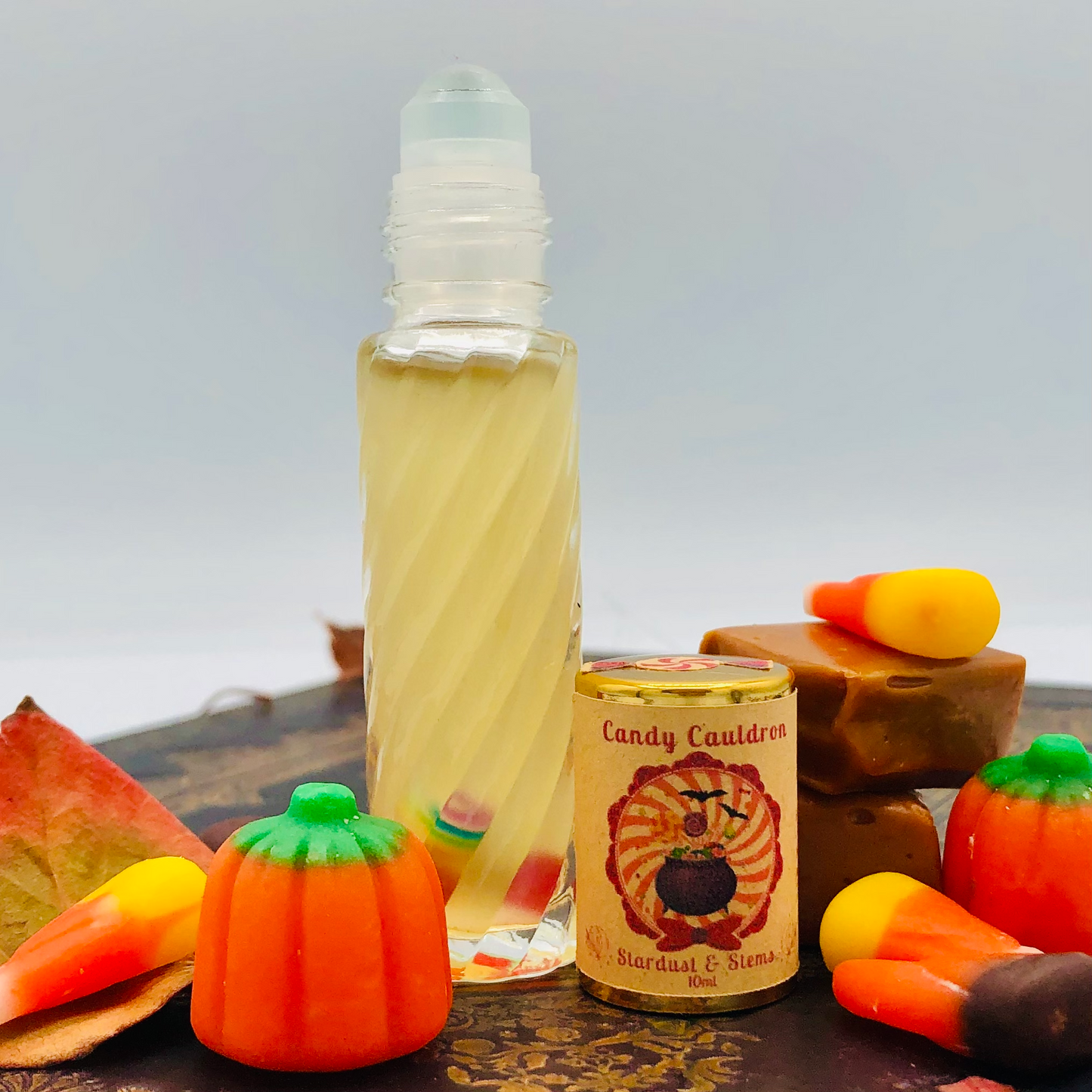 CANDY CAULDRON Enchanted Halloween Fall Perfume, Marshmallow & Cocoa, Witchy Indie Scents, Natural Fragrance Oils for Seasonal Autumn Magick