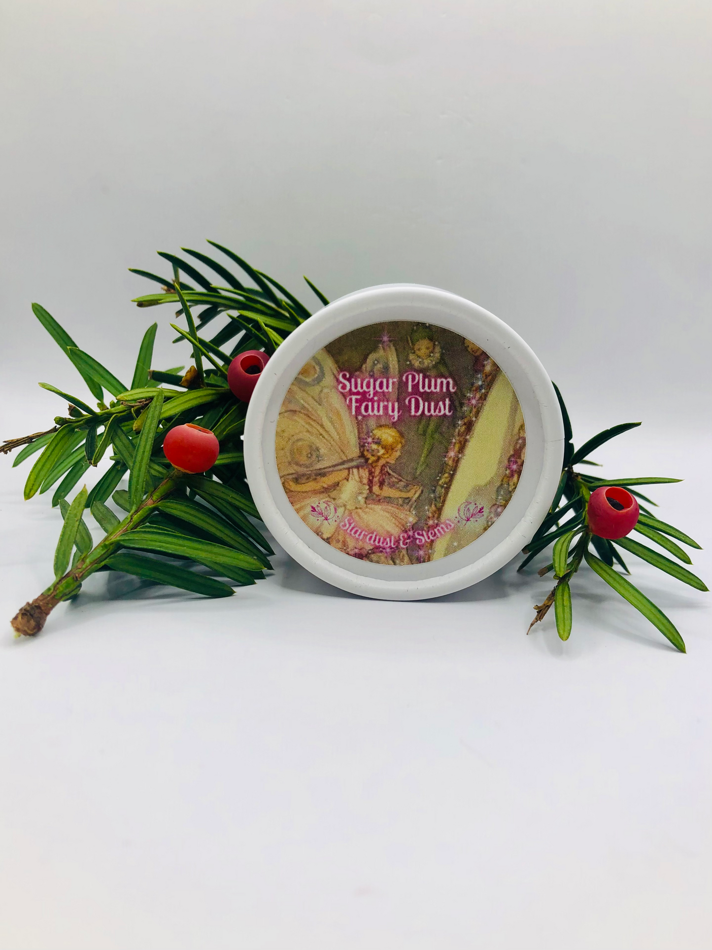 SUGAR PLUM FAIRY DUST Stocking Stuffer, Secret Santa, Christmas Gift Idea, Fairy Core Make Up, Winter Dusting Powder, Mineral Bronzer