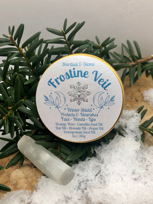 ❄️ Frostine Veil ❄️ Winter Skincare Moisturizer | Chapped Hand Salve | Healing Lip Balm | Soothing Ointment for Dry Skin | Winter Skin Itch Repair Cream | Embrace the Magic of Nourished Skin ✨🧤💋